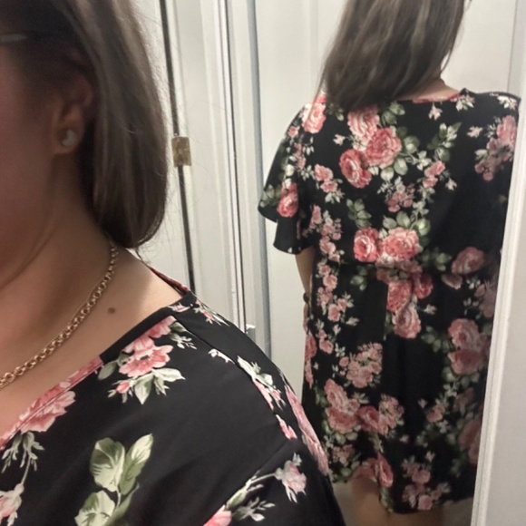 Shein Curve Floral Summer Dress - Picture 3 of 4